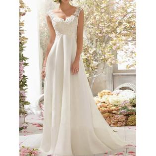 Ketty More Women Lace Deep Back Beautiful Wedding Dress-KMWDC10216