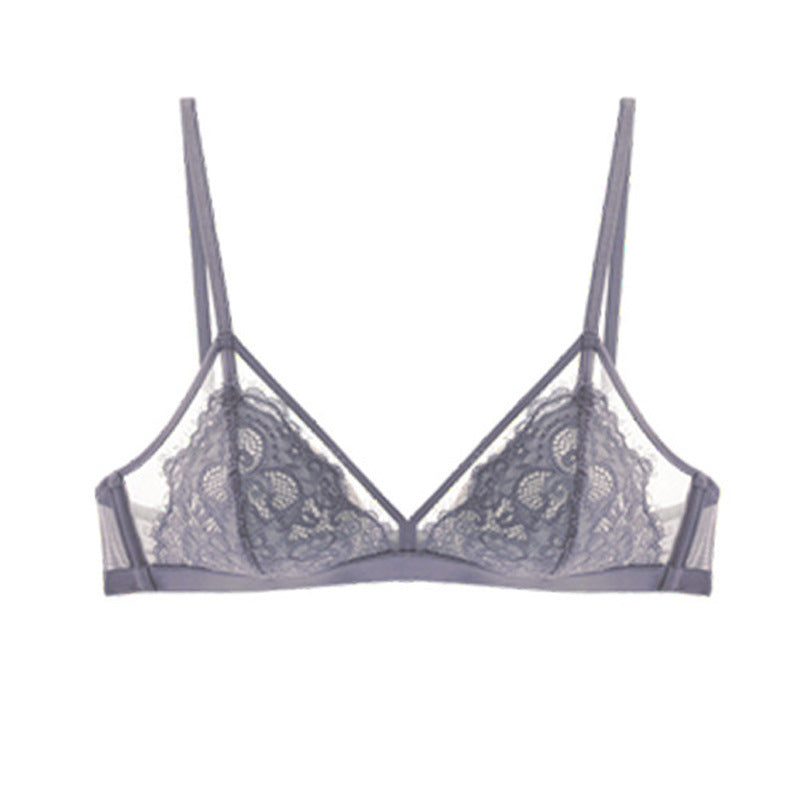 Sexy lace bra without steel ring underwear women small chest push up bra women thin women