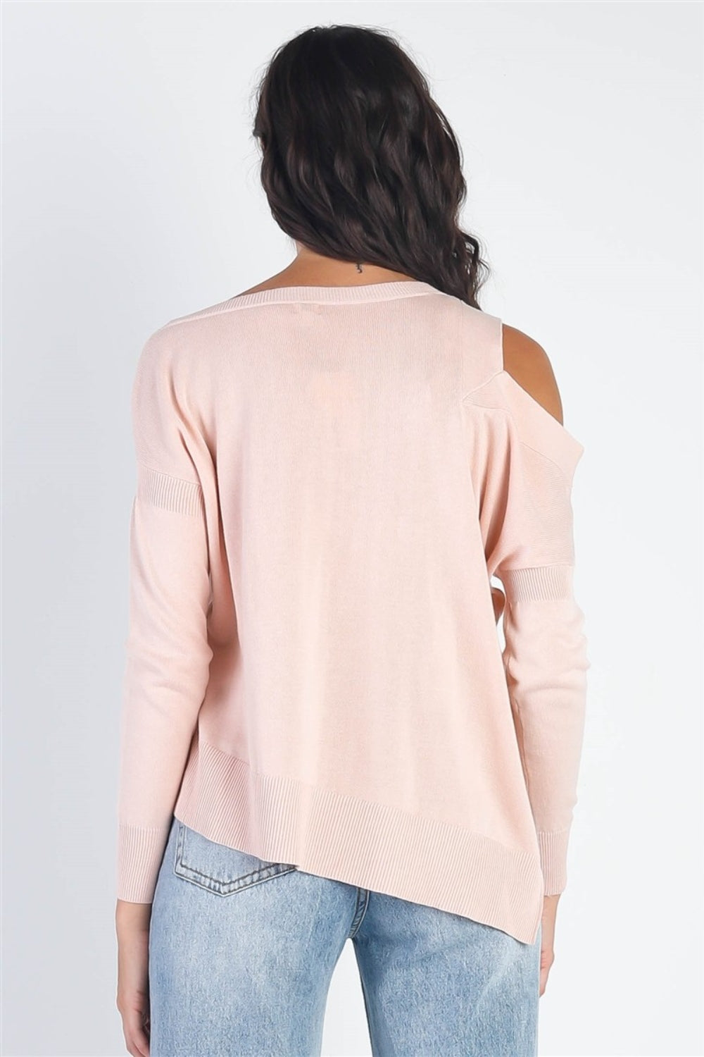 Women's UNIQ Cold Shoulder Long Sleeve Knit Top