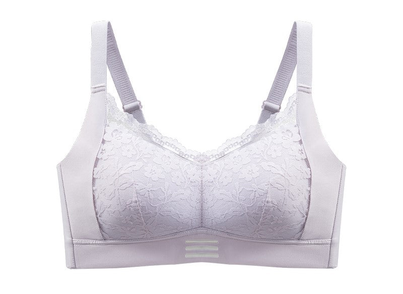 Women Large size large cup bra, auxiliary breast reduction, anti-sagging, no rims, big breasts, small push-up bra, women's comfortable fat thin style