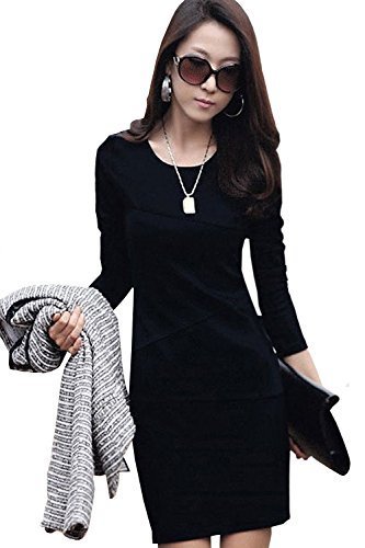 Ketty More Women's Wrinkle Based Skirt Style Dress-KMWD080