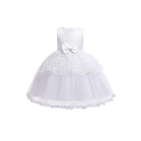 Toddler Girl Lovely Embroidered Ball Gown Dress - TGDC40001