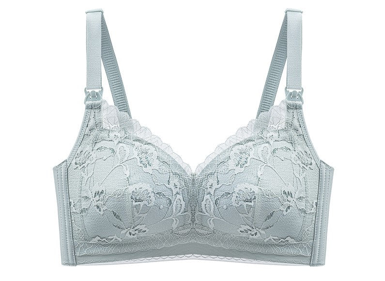 Latex padded nursing bra push-up push-up bra without rims maternity bra pregnancy and lactation thin lace bra