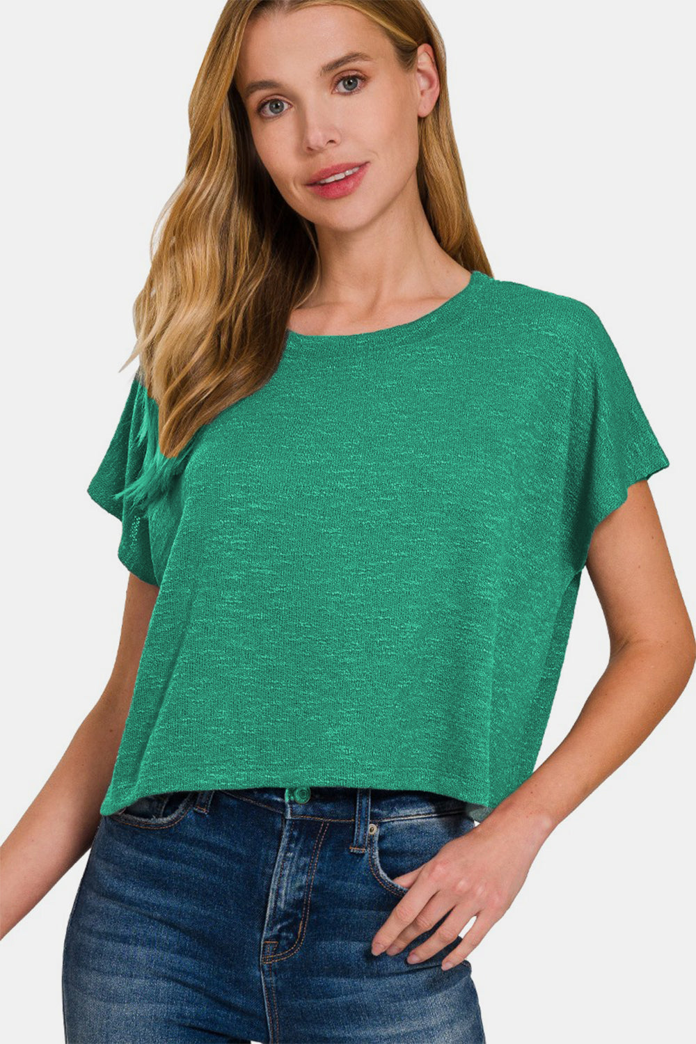 Women's Zenana Round Neck Short Sleeve T-Shirt