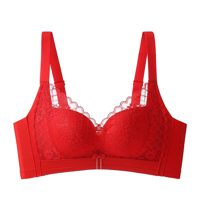 adjustable bra, small breast push-up, anti-sagging, sexy lace bra for women, no steel ring, comfortable to hold side breasts