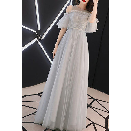 Women Lace High Neck Elegant Party Dress - C5805TCD