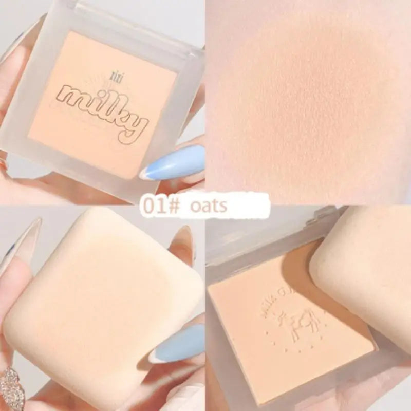 Milk Galaxy Soft Mist Blush Compact and Portable Natural Affordable Single Color Brightening Blush Purple