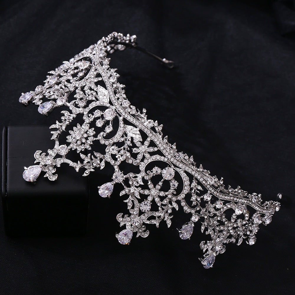 Zircon Crown Wedding Hair Accessories Wedding Dress Accessories Birthday Wedding Headwear