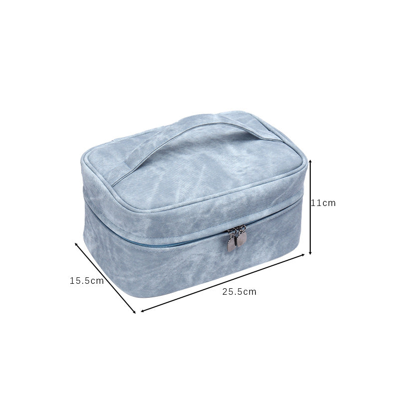 Best selling sheep pattern simple cosmetic bag portable multi-functional storage bag large capacity waterproof pu storage