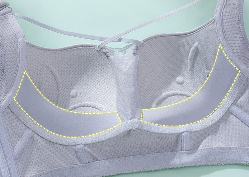 New style underwear for women, big breasts make small breasts look good, no steel ring, gather and collect breasts, prevent sagging, seamless, thin and sexy bra