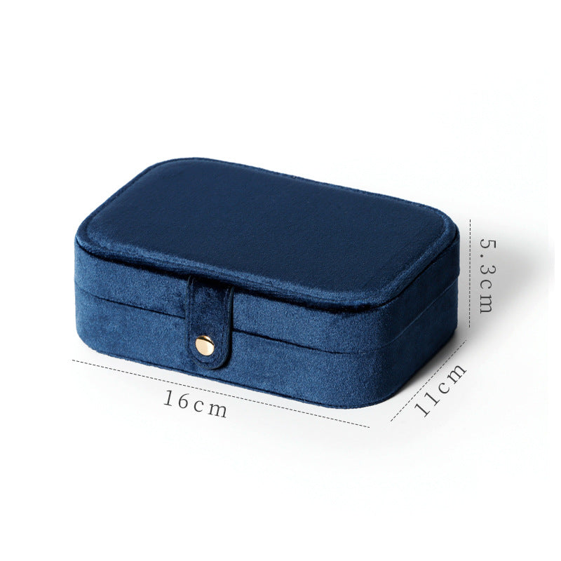 Velvet Earrings Jewelry Box Ear Clip Storage Mini Bag