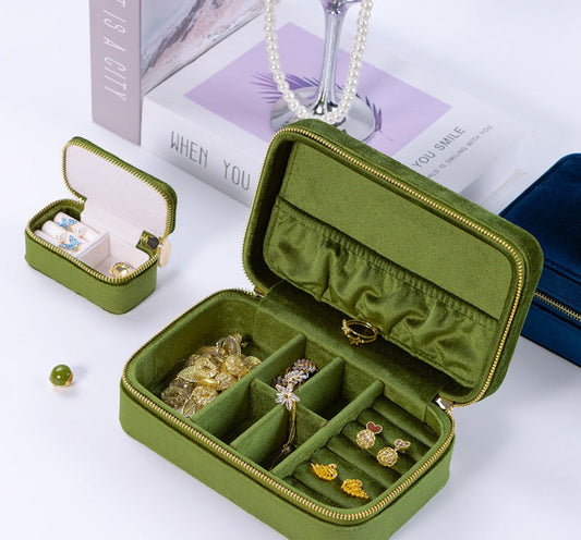 Jewelry Storage Box Earring Necklace  Classification Flip Lid Box