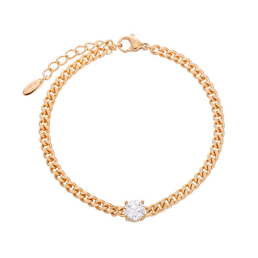 Jewelry fashionable Japanese and Korean style simple bracelet personalized niche design ins extendable chain bracelet