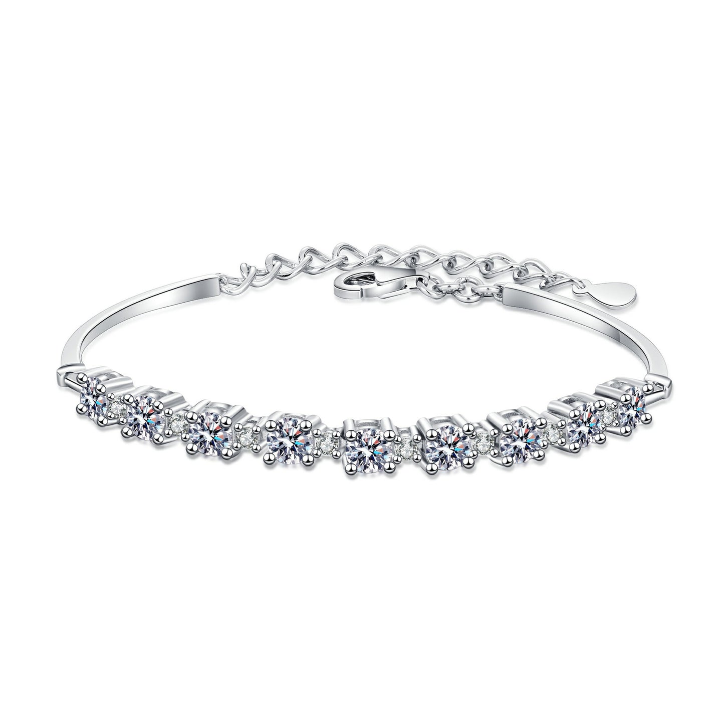 S925 Silver Bracelet Women's Volleyball Diamond Jewelry Inlaid With D color Moissanite Bracelet