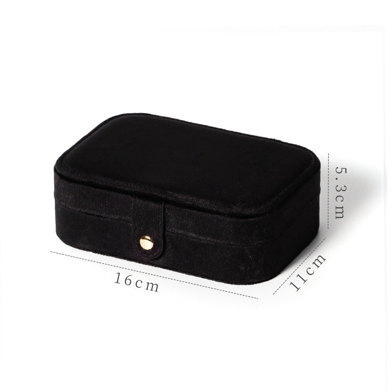 Women Luxury PU Leather Jewellery Gift Necklace Ring Earring Storage Packaging Organizer Custom Logo Small Travel Jewelry Gift Boxes