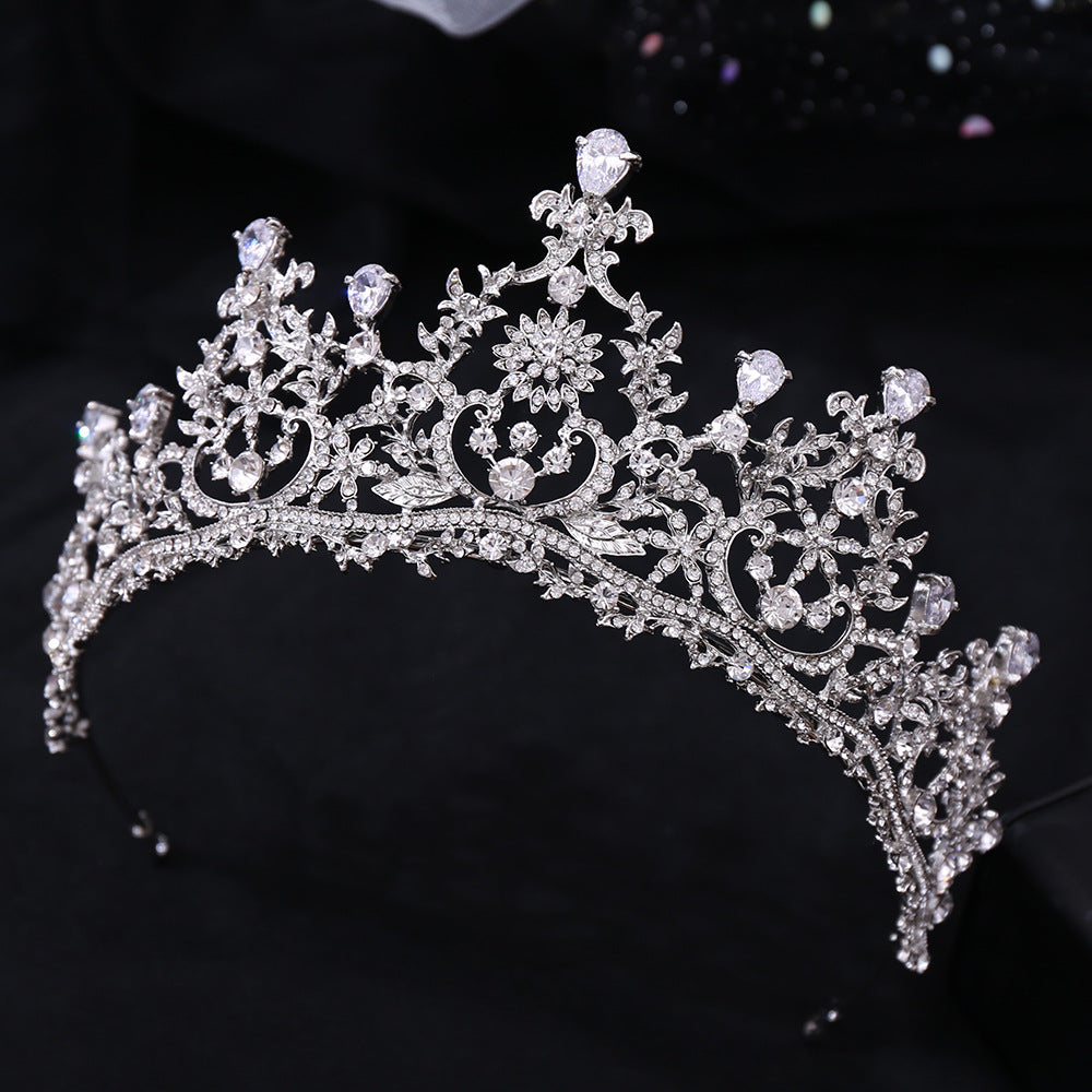 Zircon Crown Wedding Hair Accessories Wedding Dress Accessories Birthday Wedding Headwear