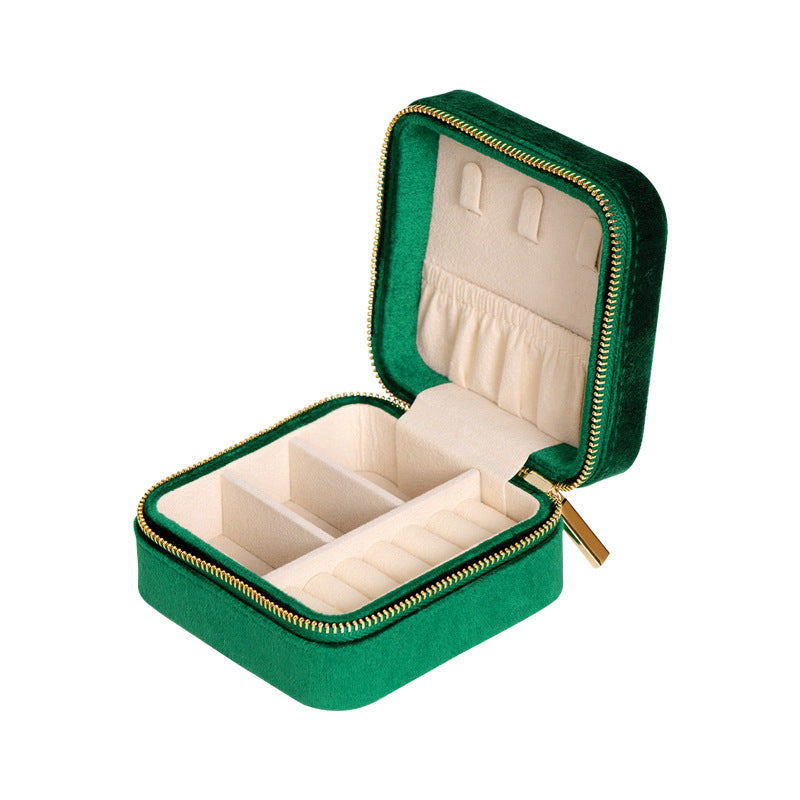 Velvet Travel Jewelry Box Portable Jewelry Organizer for Rings, Necklaces, Earrings, Bracelets Perfect Gifts for Women Girls