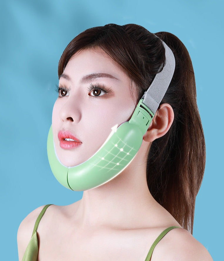 Vibration massage V-face Device Facial Lifting Massager Face Lifting Device Electric Facial Lifting Belt for Chin Lift