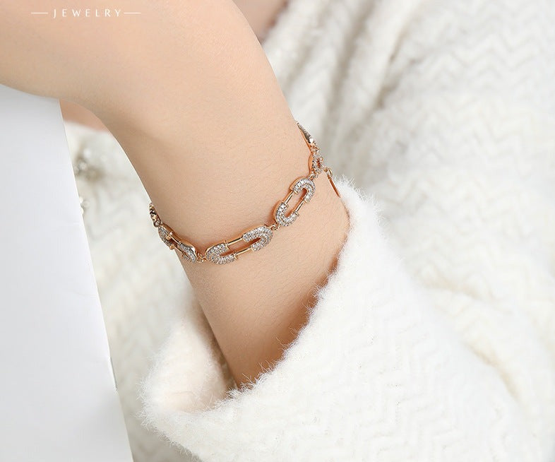 Fashion Creative Personalized Bracelet 2024 Ins Simple Bracelet Daily Matching Accessories