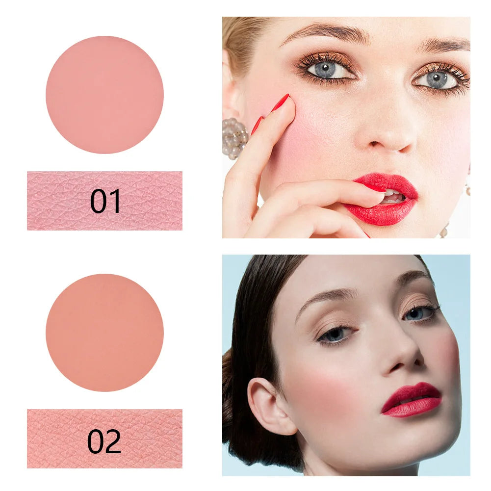 Eight-color blush palette matte long-lasting sunburn natural makeup skin color portable blush palette