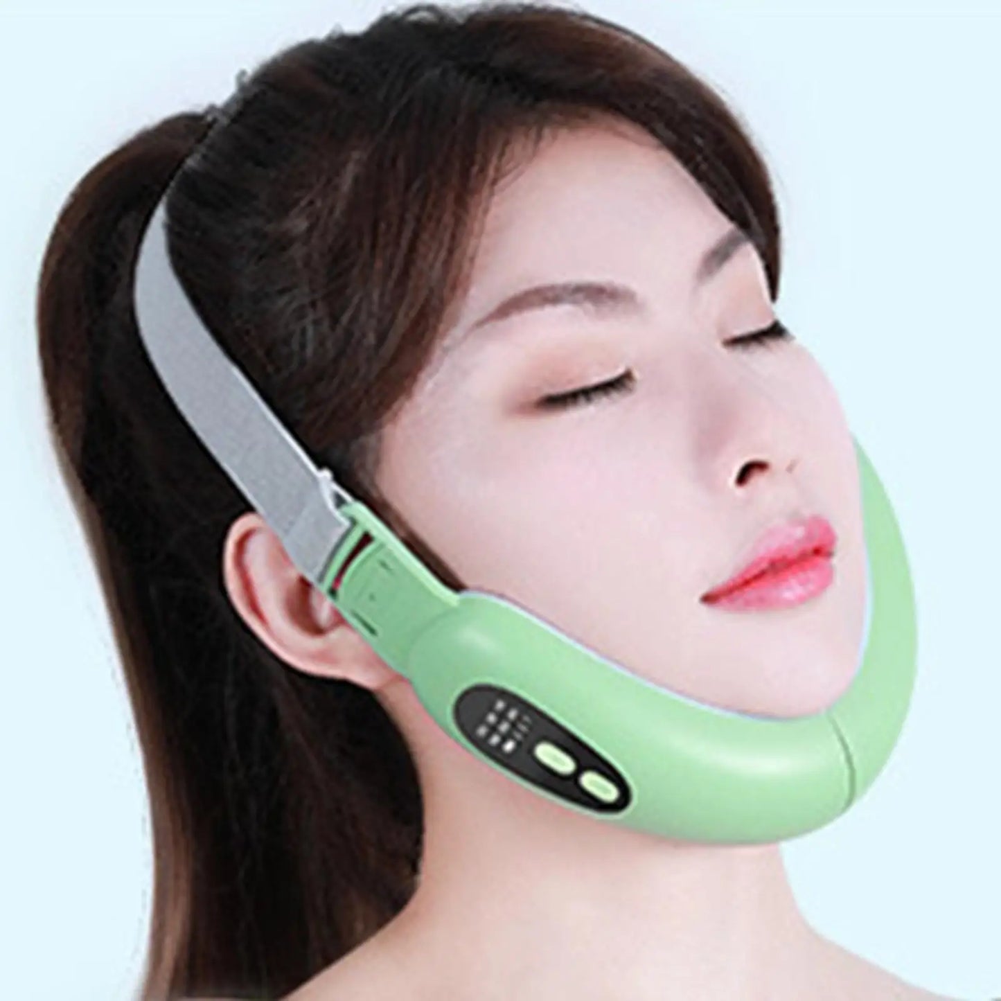 Vibration massage V-face Device Facial Lifting Massager Face Lifting Device Electric Facial Lifting Belt for Chin Lift