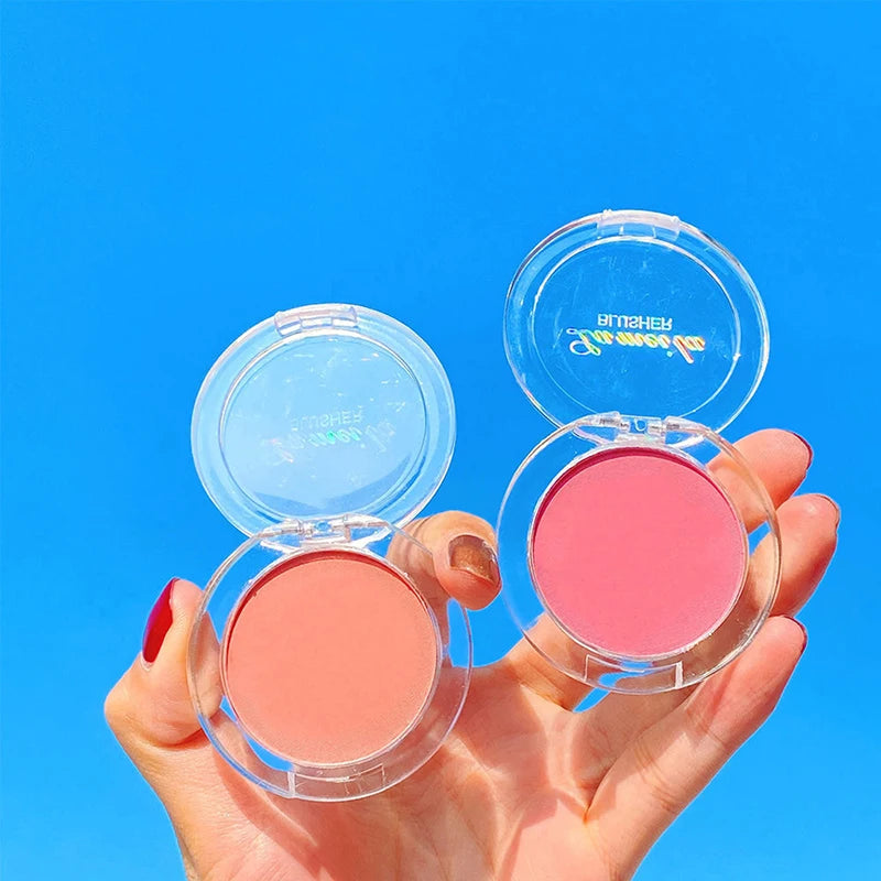 Single color ice cube blush ins brightening color long-lasting natural  highlight  rouge contouring