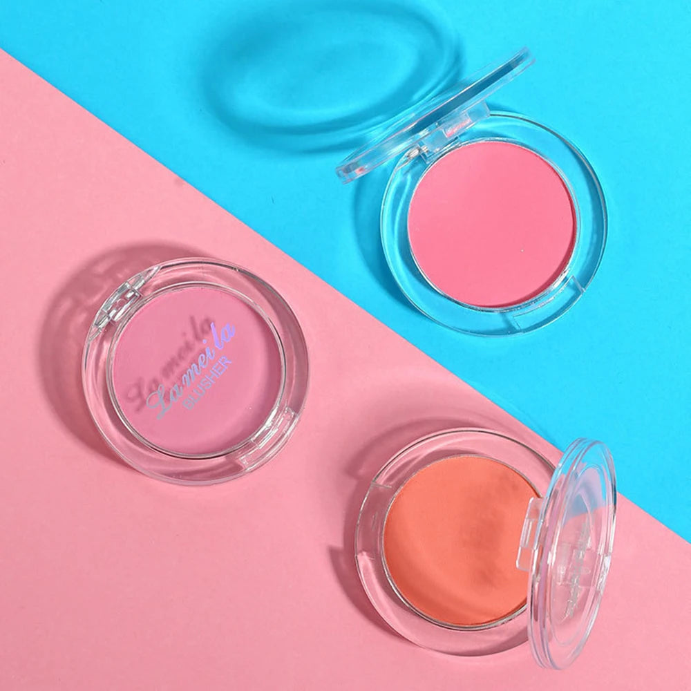 Single color ice cube blush ins brightening color long-lasting natural  highlight  rouge contouring