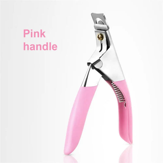 Nail cutting knife, nail salon special one-word scissors, U-shaped phototherapy extension nail scissors tool