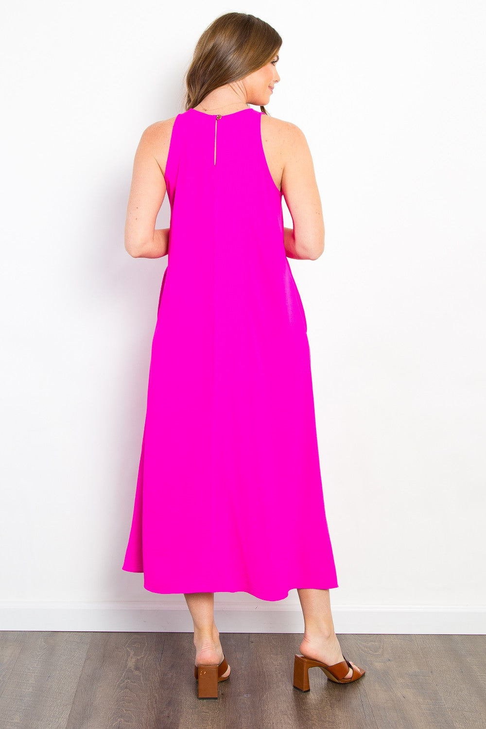 Women's Be Stage Midi Tank Dress with Pockets