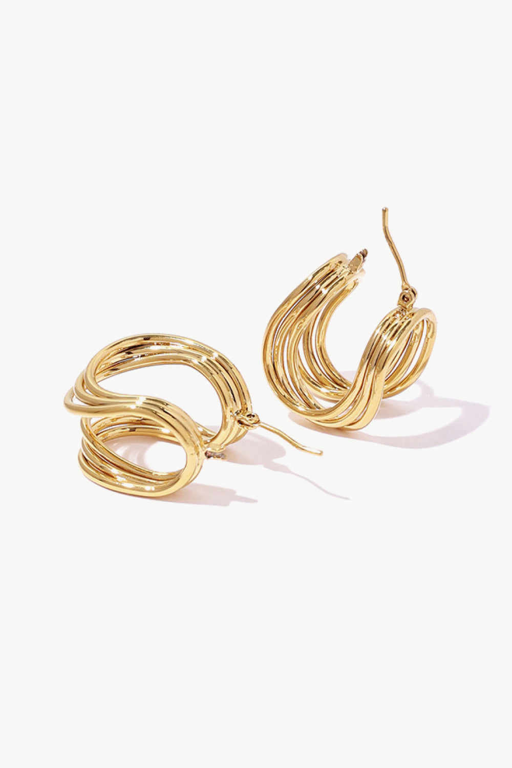 Women's U-Shaped Hoop Earrings