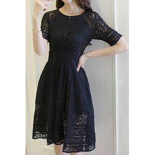 Ketty More Women Fabulous Round Neck Short Sleeve Dress - KMWDC14564