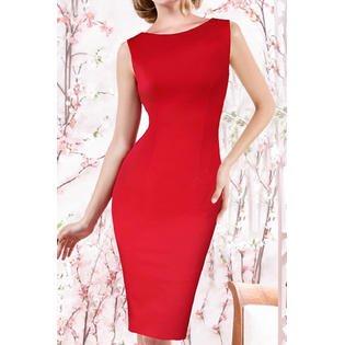 Ketty More Women Slim Fit Fashionable Round Neck Hollow Lace Style Tremendous Party Dress - KMWDC2099