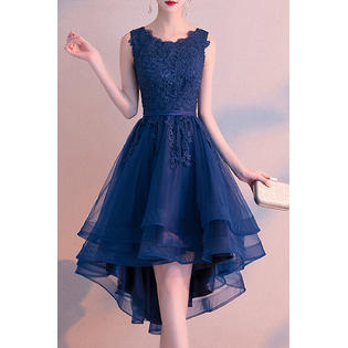 Ketty More Women Round Neck Beautifull Lace Dress-KMWDC3423