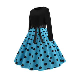 Ketty More Women Beautiful Swing Skirt Waist Flower Belt Dress - KMWDC8705