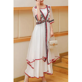 Ketty More Women Pretty Chinese Style Fairy Long Dress - KMWDC8951