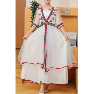 Ketty More Women Pretty Chinese Style Fairy Long Dress - KMWDC8951