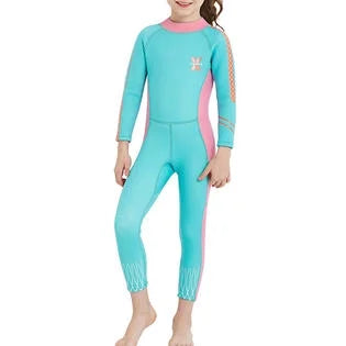 Kids Girls Warm Comfortable One Piece Swimwear-C7368JPKGSW