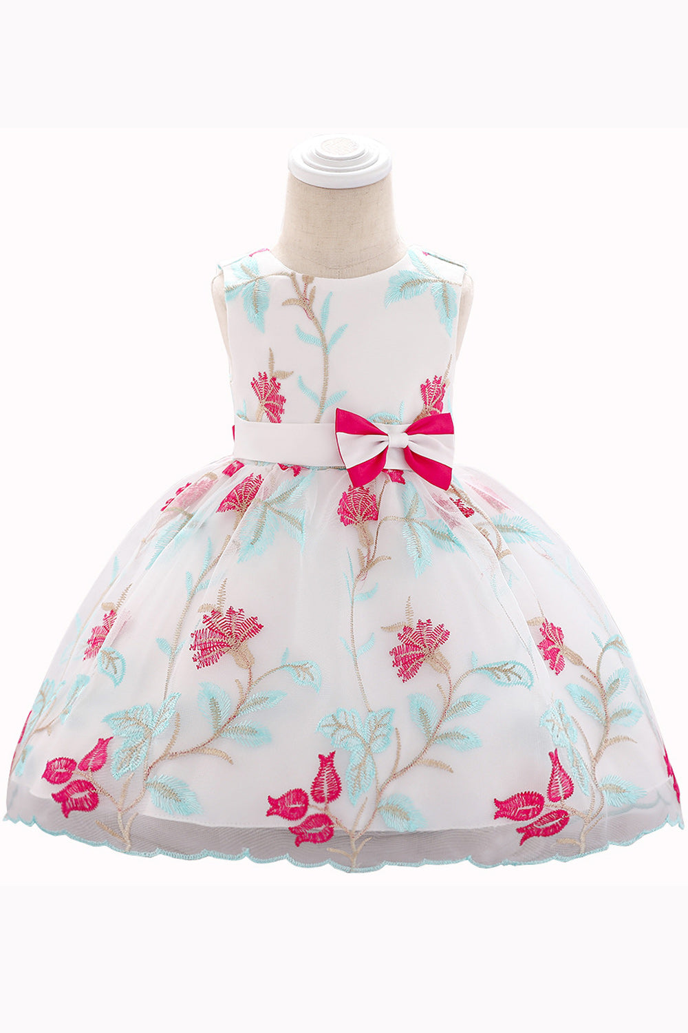 Ketty More Toddler Girl Dazzling Flower Decorate Wedding Dress-BTGDC40025