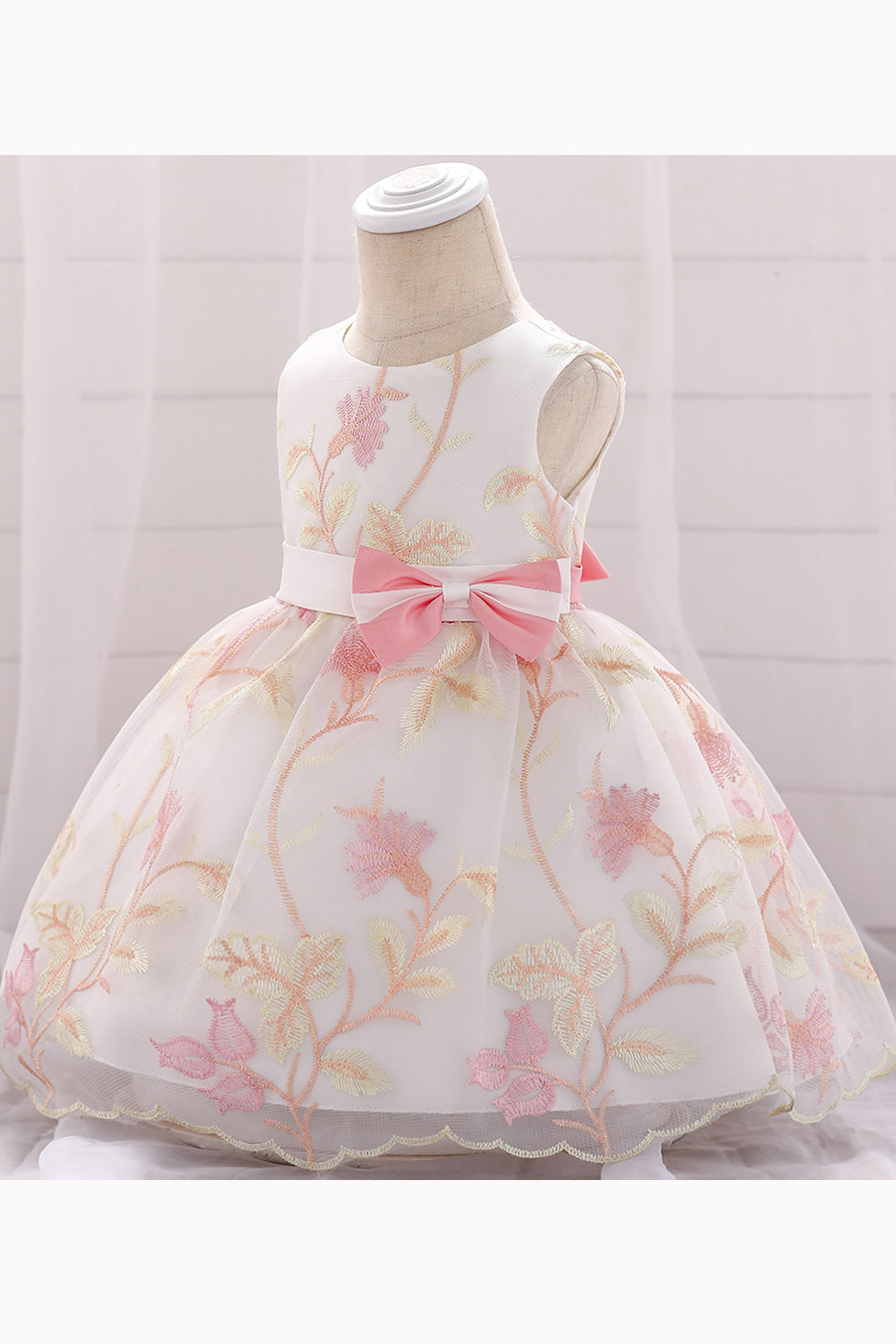 Ketty More Toddler Girl Dazzling Flower Decorate Wedding Dress-BTGDC40025