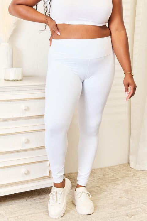 Women's Double Take Wide Waistband Sports Leggings