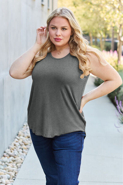 Women's Basic Bae Full Size Round Neck Tank