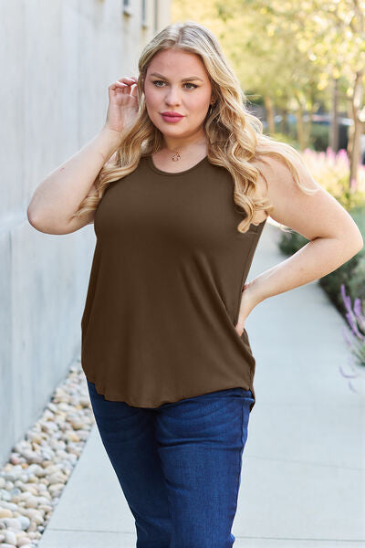 Women's Basic Bae Full Size Round Neck Tank