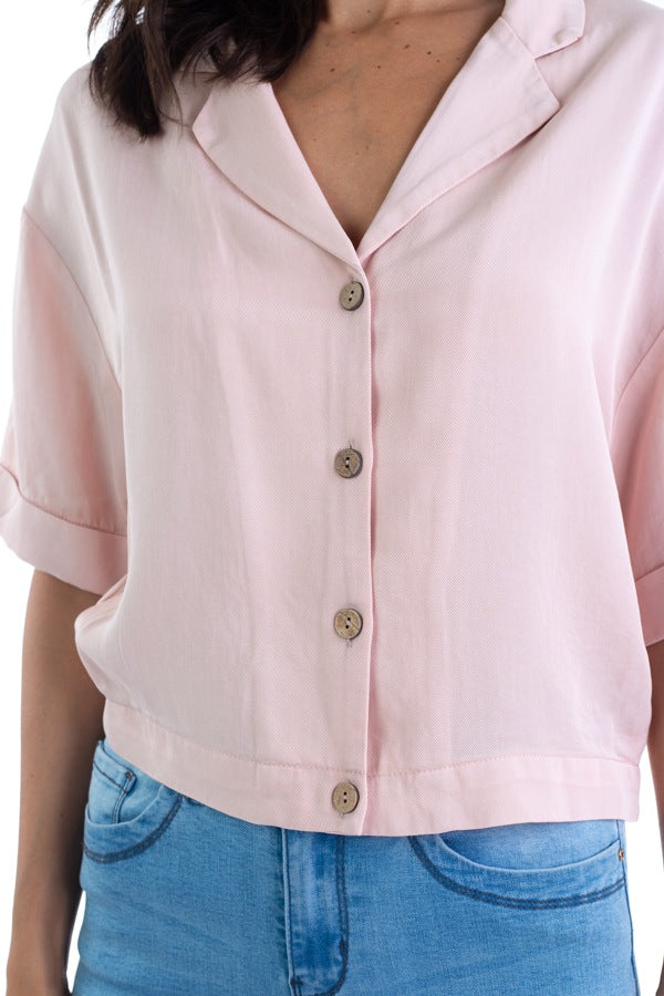 Women's Boxy Button Down Shirt