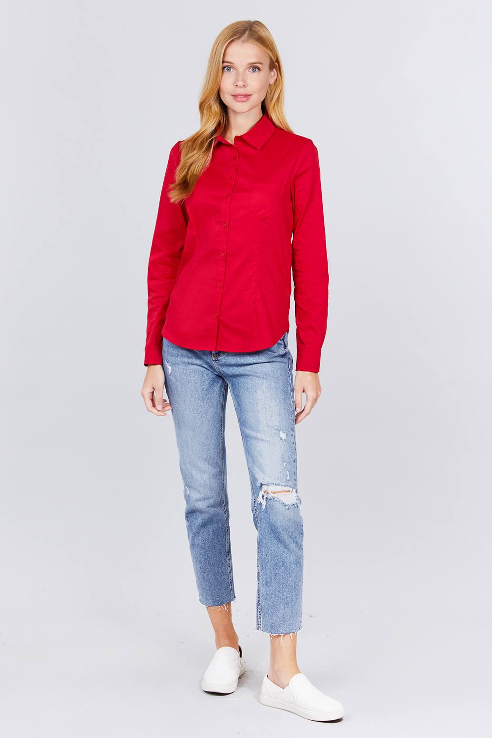 Women's Button Down Woven Shirts