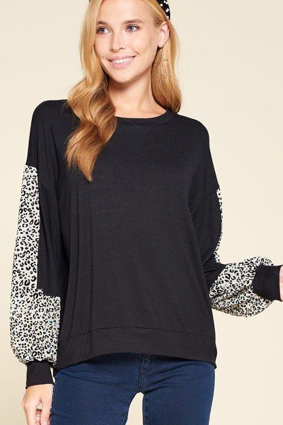 Women's Solid Jersey Casual Top