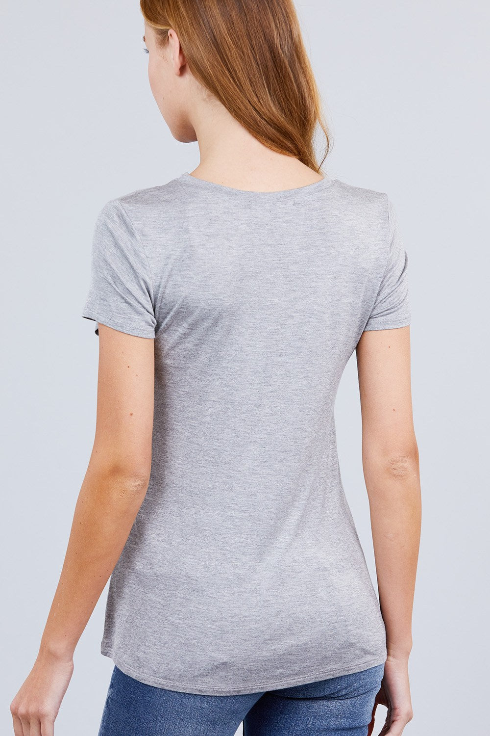 Women's V-neck Rayon Jersey Top