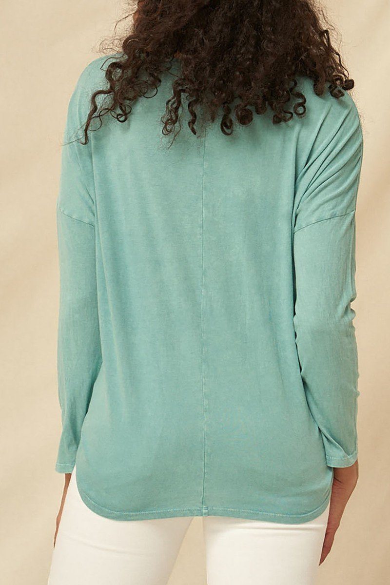 Women's A Mineral Washed Knit Top