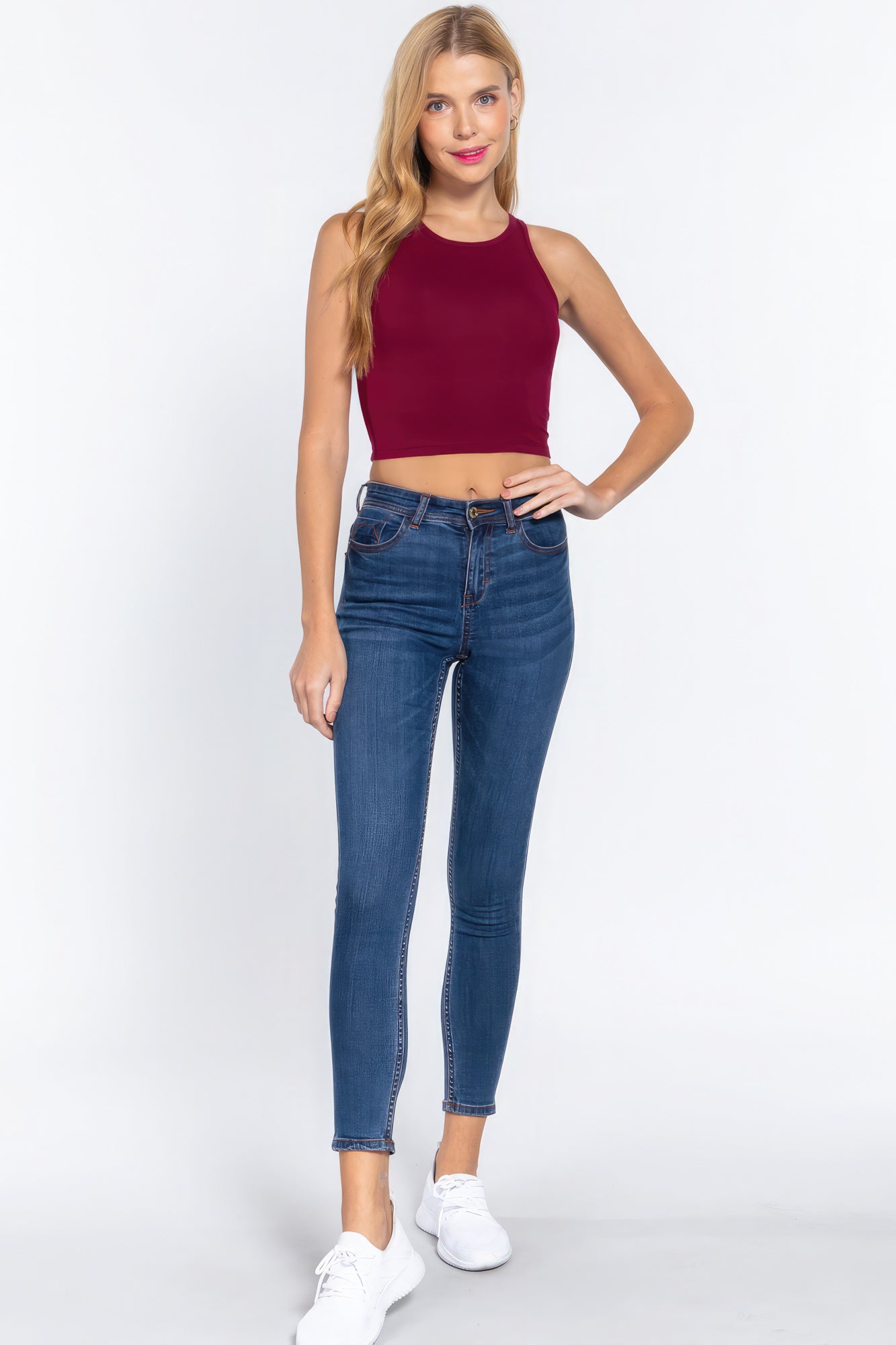 Women's Halter Neck Crop Top