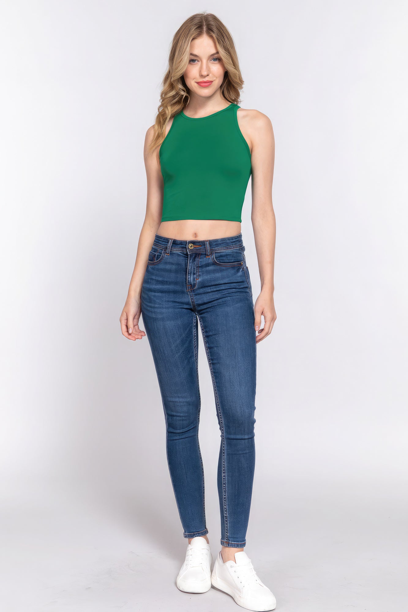 Women's Halter Neck Crop Top