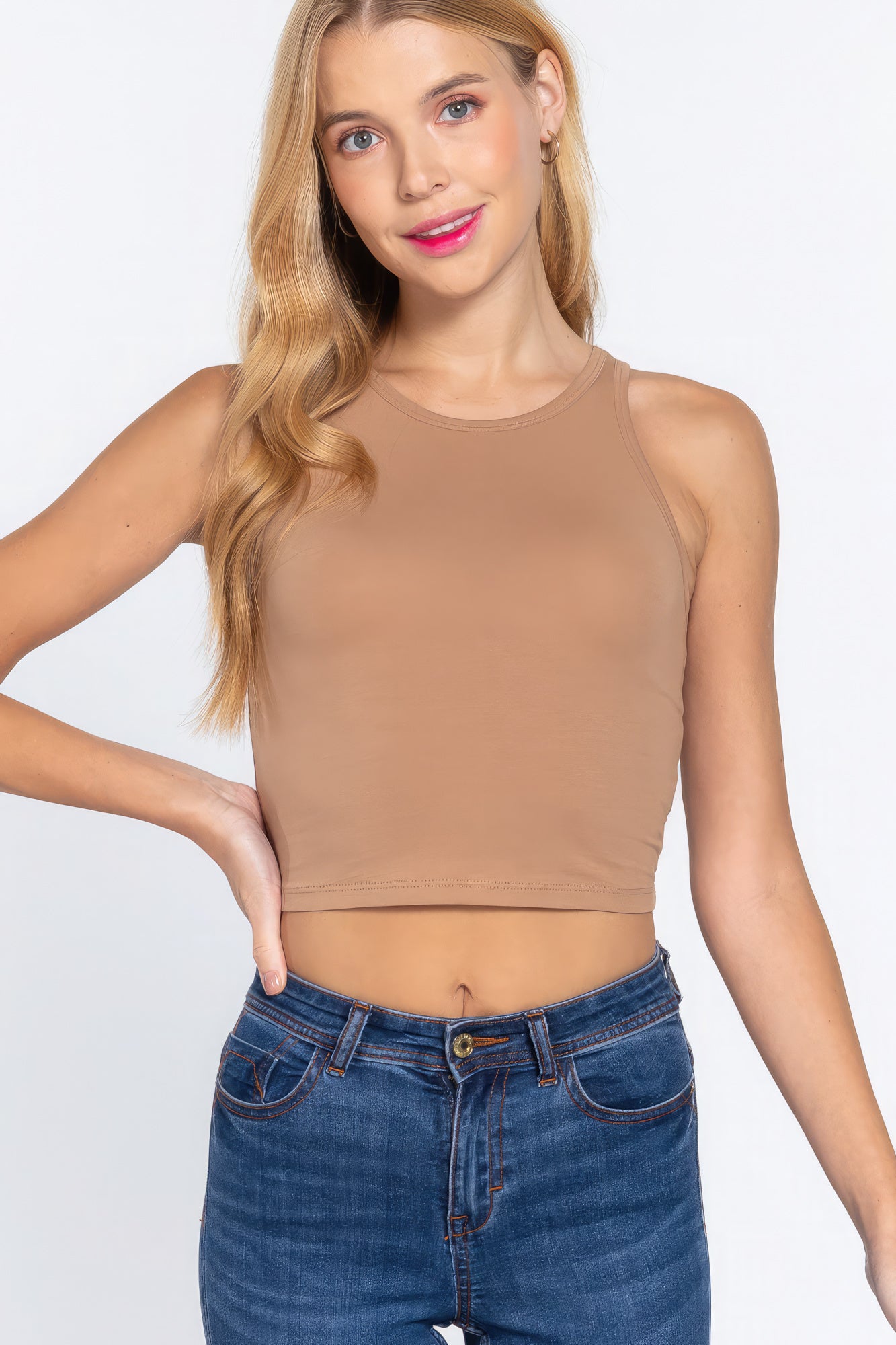 Women's Halter Neck Crop Top